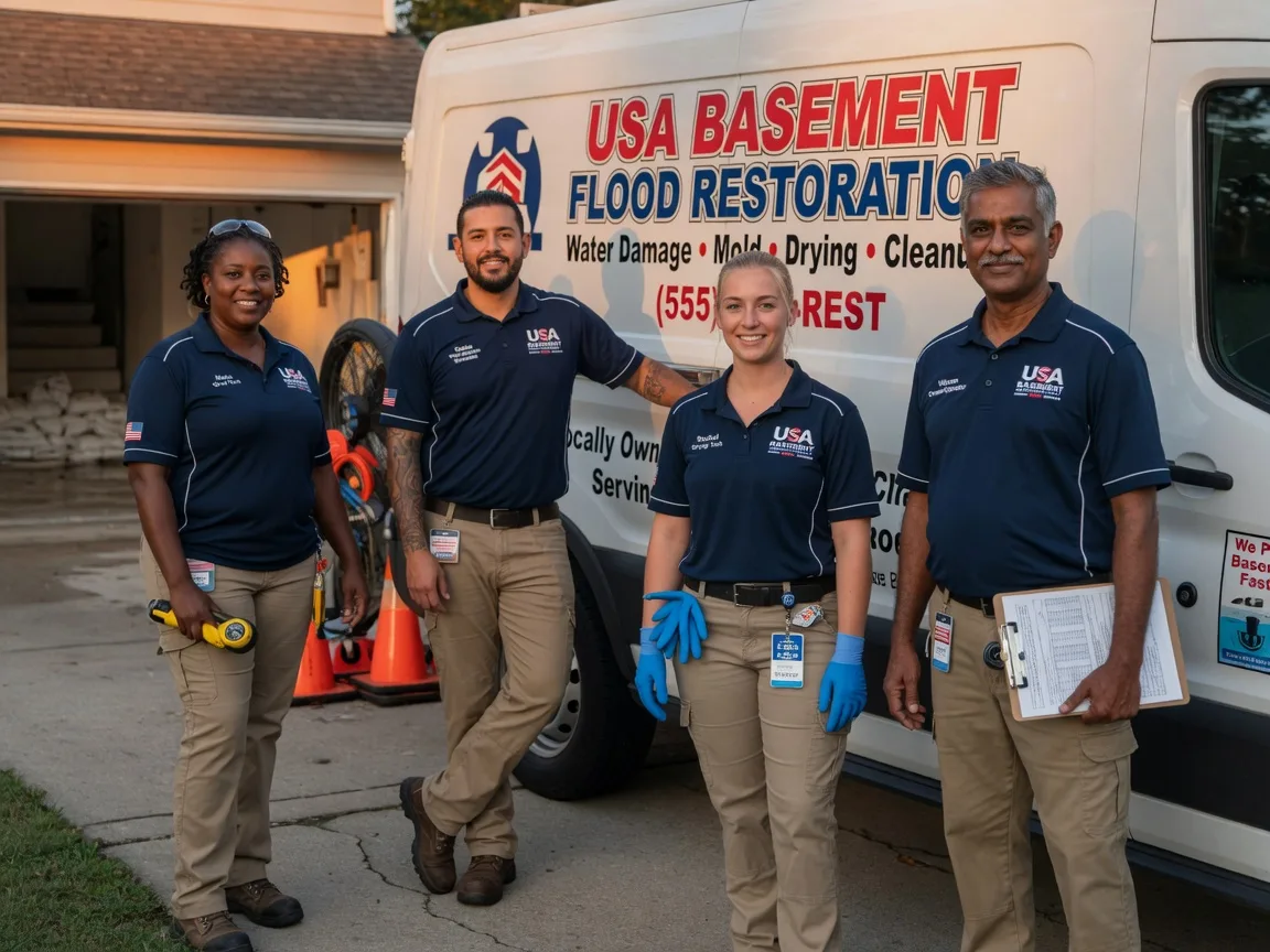 Basement Flood Cleanup company in Voltaire, ND